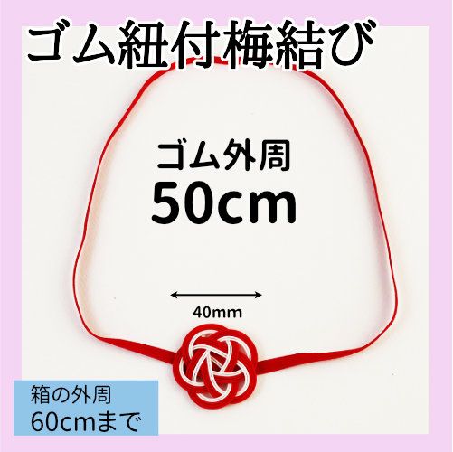 お中元用ラッピング ゴム紐付水引梅結び | 《公式》老舗水引屋 大橋丹治