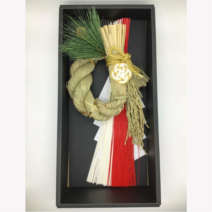 水引正月飾り　しめ縄　7本梅結び　豊楽