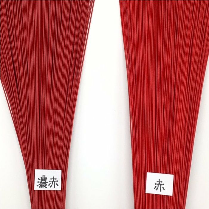 絹巻水引　濃赤