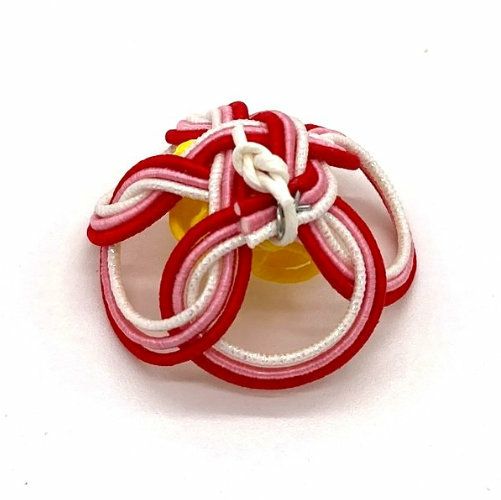 水引3本立体梅結び　裏