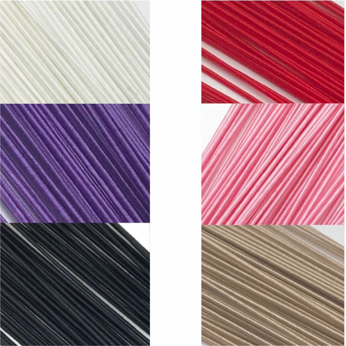 絹巻水引　10月人気カラー6色セット